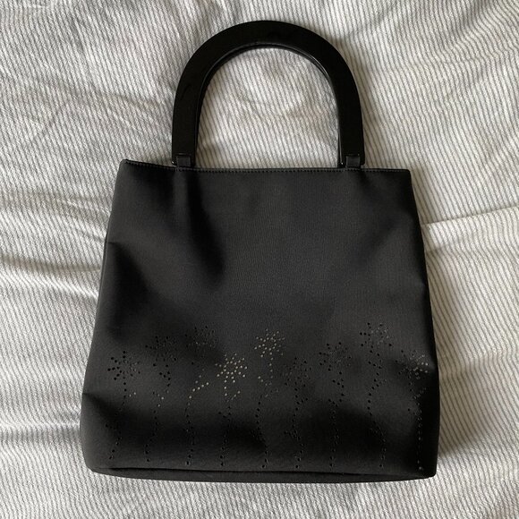 Vintage Esprit Laser Cut Acetate Handle Purse - Picture 1 of 5